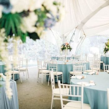 svatební květinová výzdoba