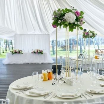 svatební květinová výzdoba