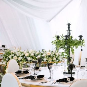 svatební květinová výzdoba