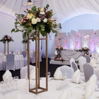 svatební květinová výzdoba